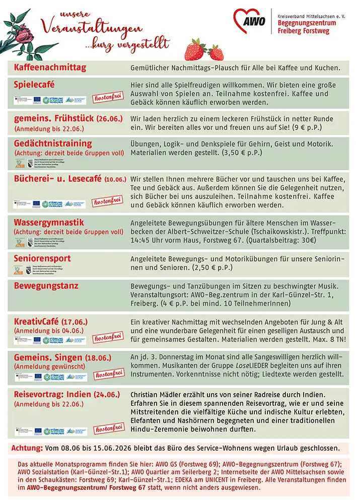Plakate Begegnungsstätte 2026 06 2