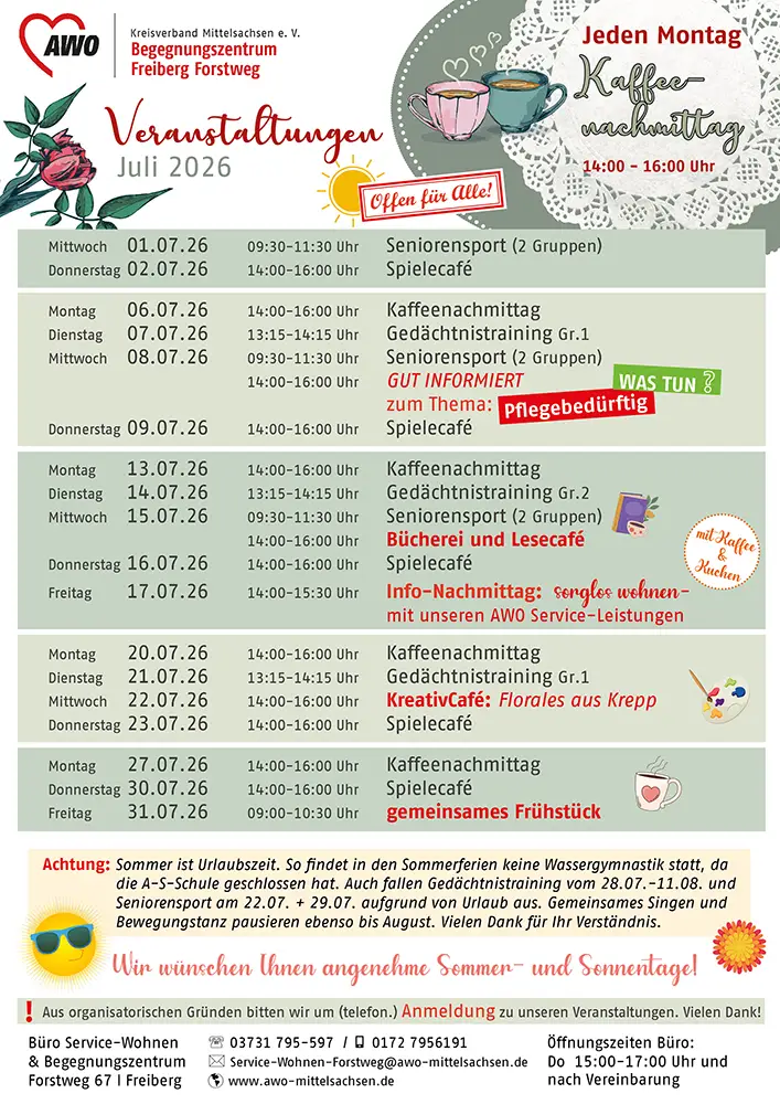 Plakate Begegnungsstätte 2026 07 1
